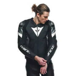 AVRO 5 CHAQUETA DE CUERO MOTO HOMBRE