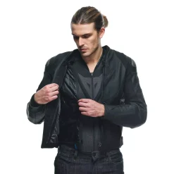 AVRO 5 CHAQUETA DE CUERO MOTO HOMBRE