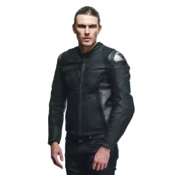 AVRO 5 CHAQUETA DE CUERO MOTO HOMBRE