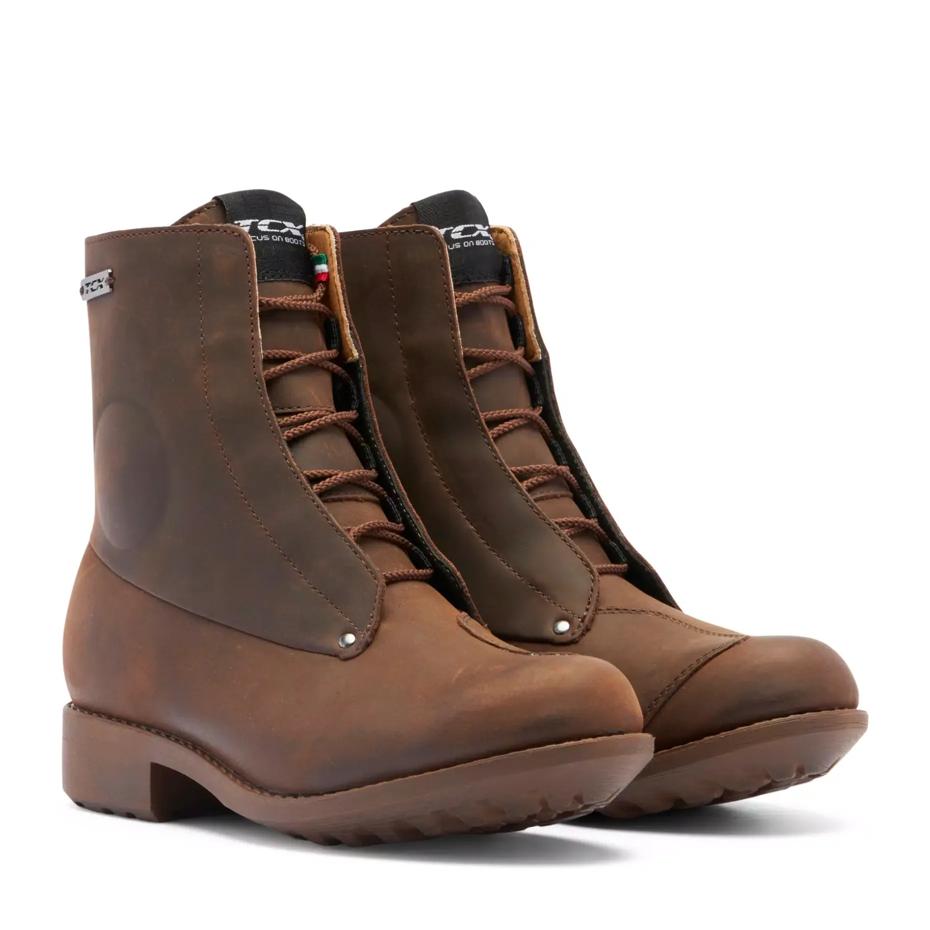 BLEND 2 WP BOTINES DE MOTO IMPERMEABLES MUJER - MARRÓN
