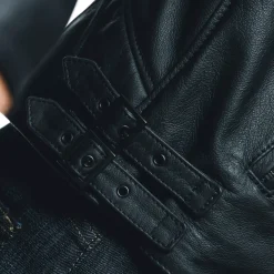 CHIODO CHAQUETA DE CUERO MOTO HOMBRE