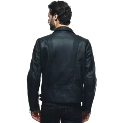 CHIODO CHAQUETA DE CUERO MOTO HOMBRE