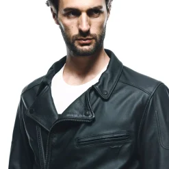 CHIODO CHAQUETA DE CUERO MOTO HOMBRE