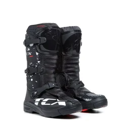 COMP KID BOTAS MOTO OFFROAD NIÑO - NEGRO/NEGRO/BLANCO