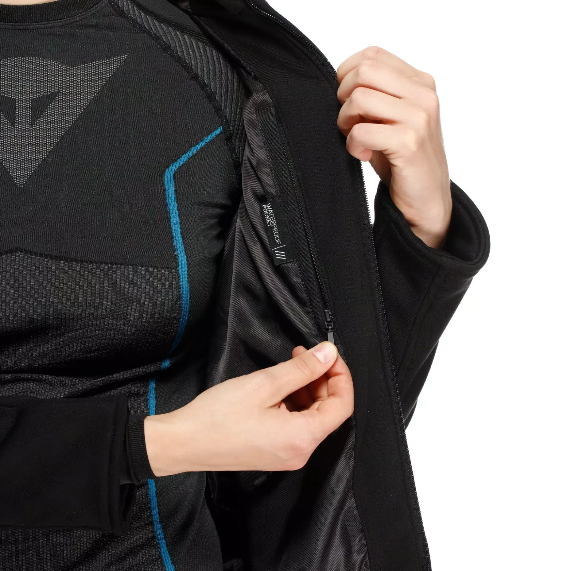 DAEMON-X - SUDADERA DE MOTO CON PROTECCIONES MUJER