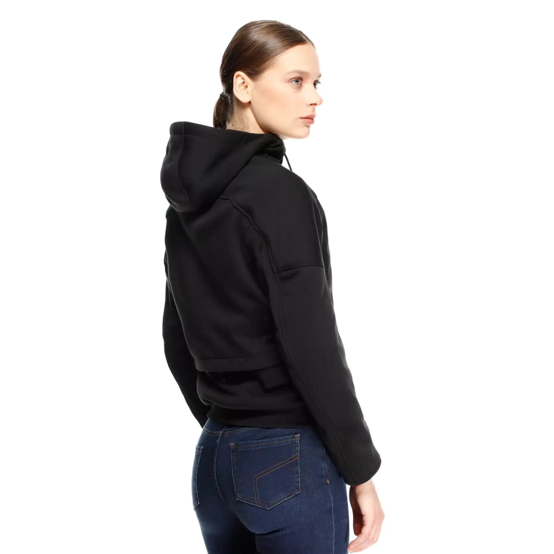 DAEMON-X - SUDADERA DE MOTO CON PROTECCIONES MUJER