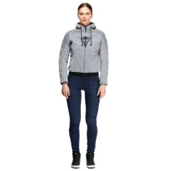 DAEMON-X - SUDADERA DE MOTO CON PROTECCIONES MUJER