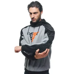 DAEMON-X SAFETY HOODIE CHAQUETA DE TELA MOTO HOMBRE