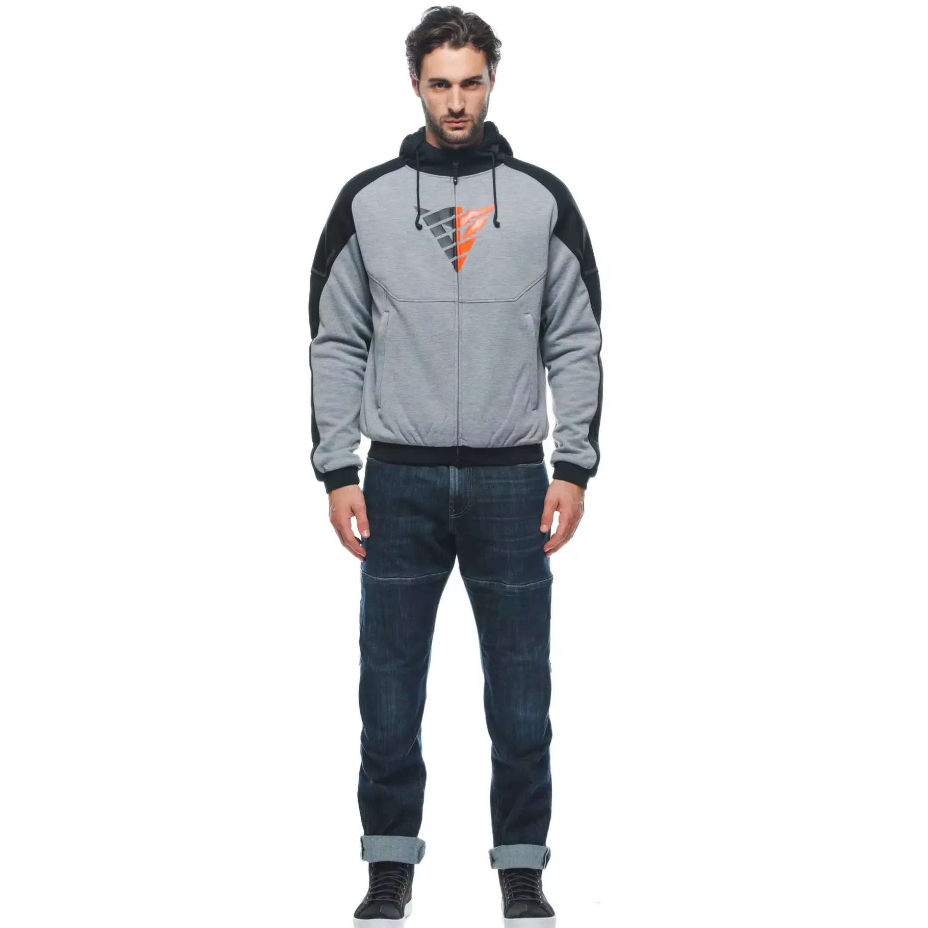 DAEMON-X SAFETY HOODIE CHAQUETA DE TELA MOTO HOMBRE