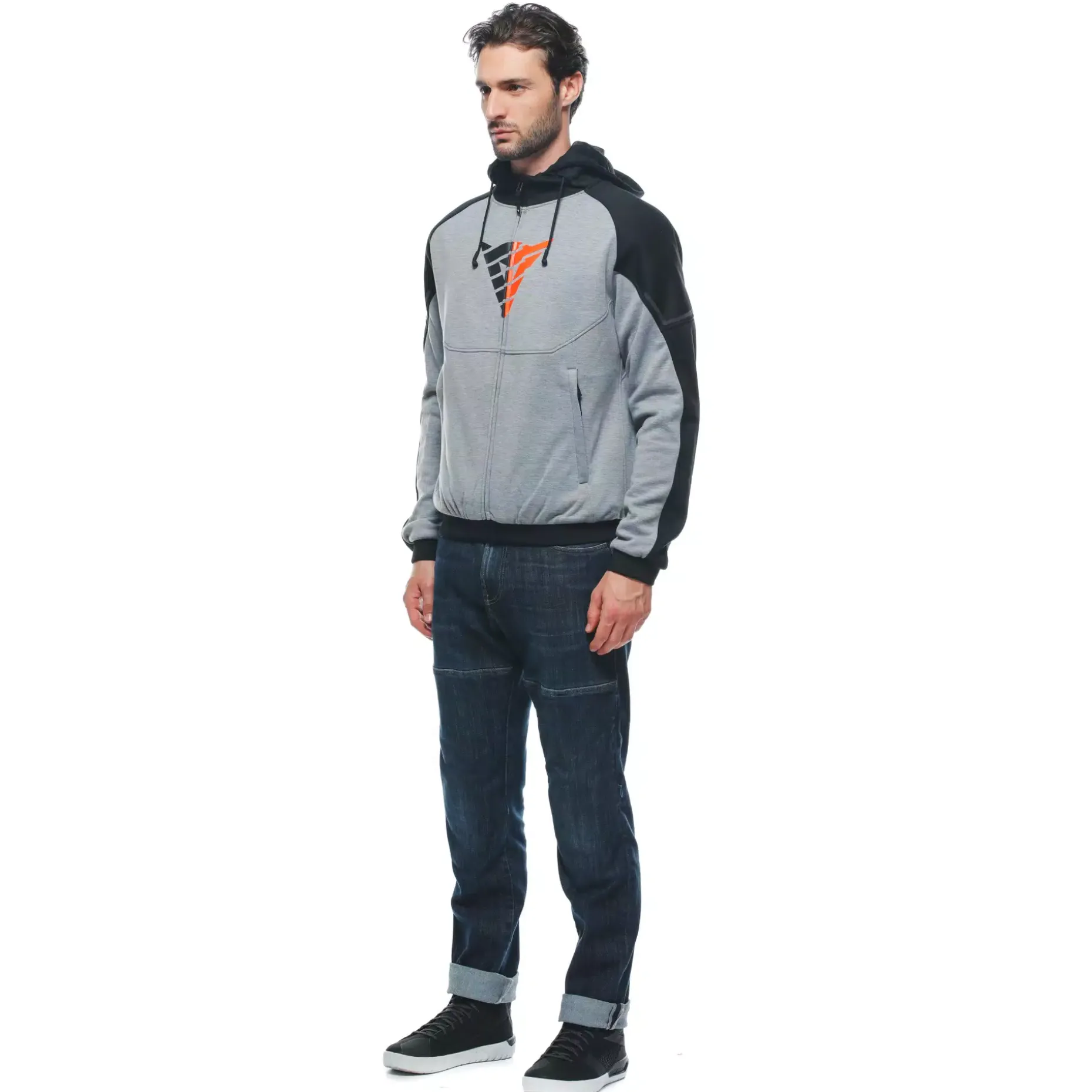 DAEMON-X SAFETY HOODIE CHAQUETA DE TELA MOTO HOMBRE
