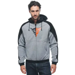 DAEMON-X SAFETY HOODIE CHAQUETA DE TELA MOTO HOMBRE