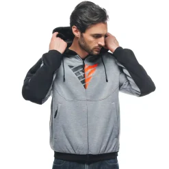 DAEMON-X SAFETY HOODIE CHAQUETA DE TELA MOTO HOMBRE