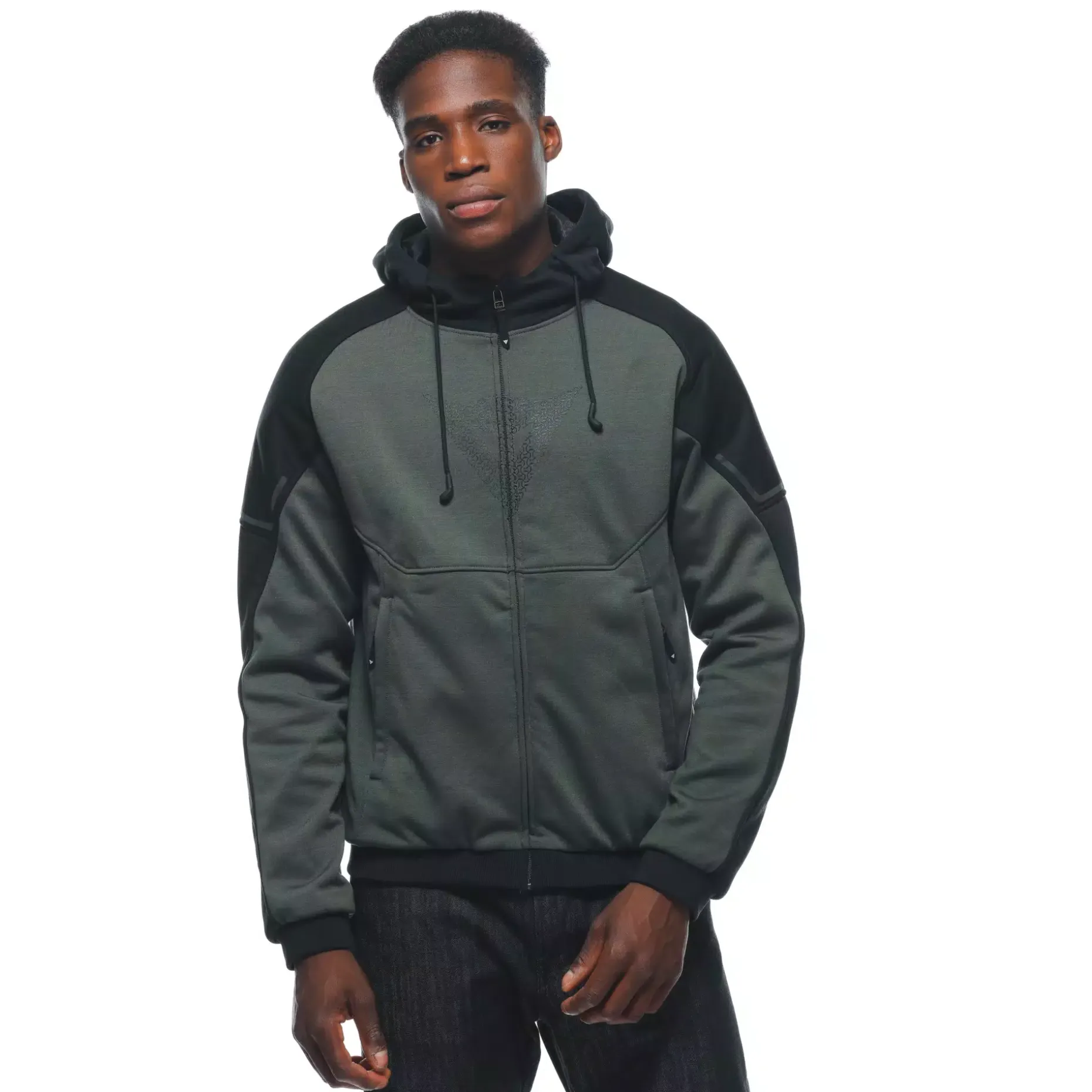 DAEMON-X SAFETY HOODIE CHAQUETA DE TELA MOTO HOMBRE
