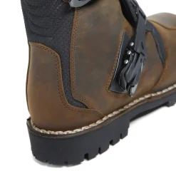 DRIFTER WP BOTAS DE MOTO TOURING IMPERMEABLES HOMBRE – MARRÓN OSCURO