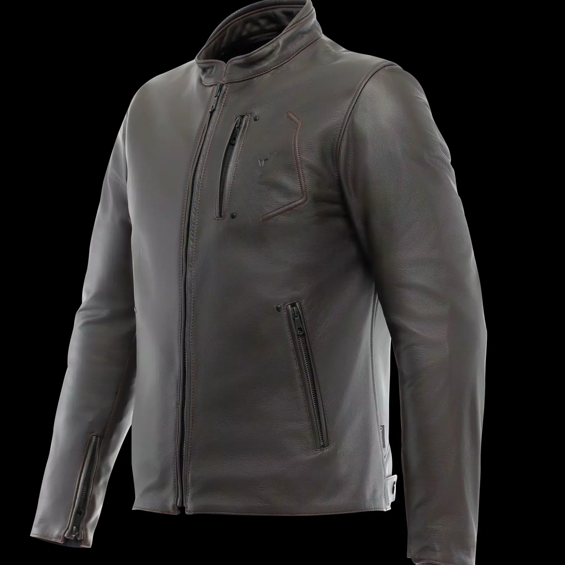FULCRO CHAQUETA DE CUERO MOTO HOMBRE