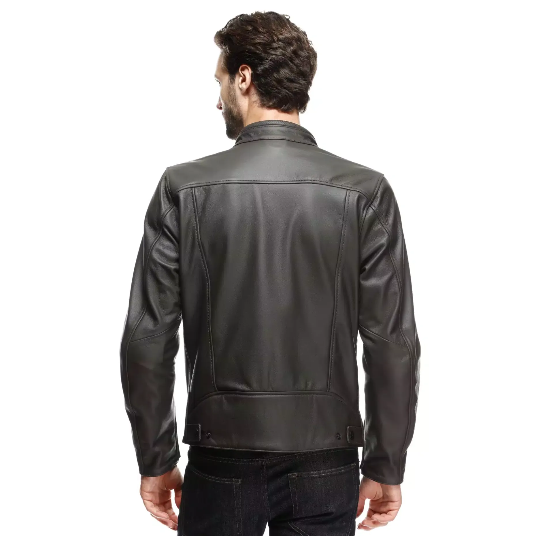 FULCRO CHAQUETA DE CUERO MOTO HOMBRE