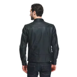 FULCRO CHAQUETA DE CUERO MOTO HOMBRE