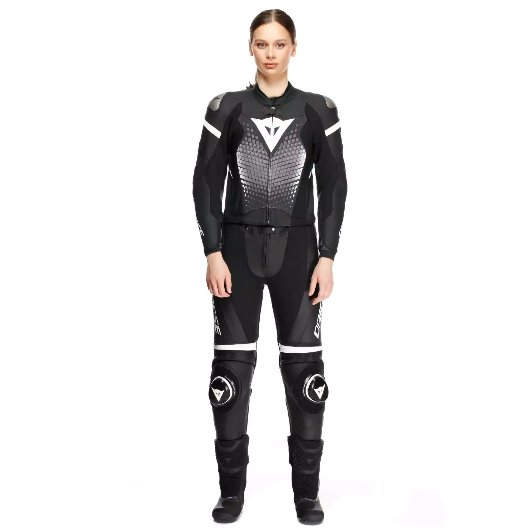 FULMINEA - MONO DE MOTO DE CUERO 2 PIEZAS MUJER - TALLA SHORT/TALL (S/T)