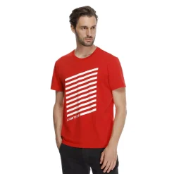 GEOMETRICA - CAMISETA CON CUELLO REDONDO HOMBRE