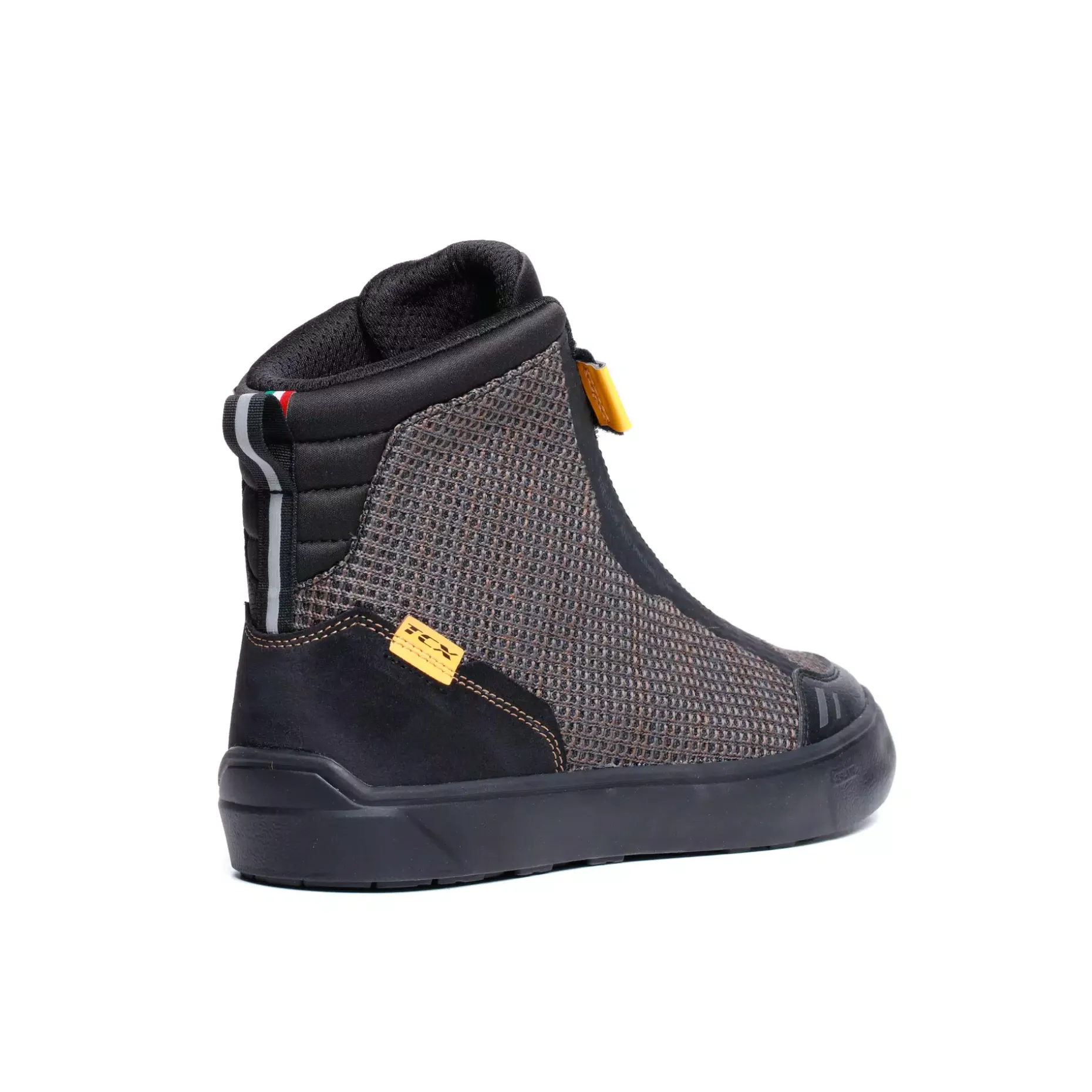 IKASU 2 AIR ZAPATOS DE MOTO VERANO HOMBRE - NEGRO/OCRE