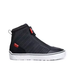 IKASU 2 WP ZAPATOS DE MOTO IMPERMEABLES MUJER - NEGRO/ROJO OSCURO