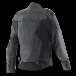 IPERATTIVA - CHAQUETA MOTO EN PIEL Y TEJIDO MUJER