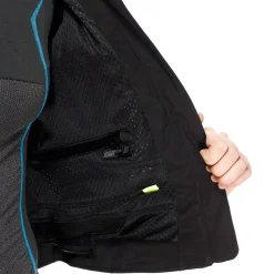 IPERATTIVA - CHAQUETA MOTO EN PIEL Y TEJIDO MUJER