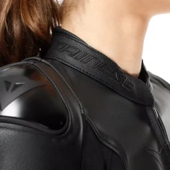 IPERATTIVA - CHAQUETA MOTO EN PIEL Y TEJIDO MUJER
