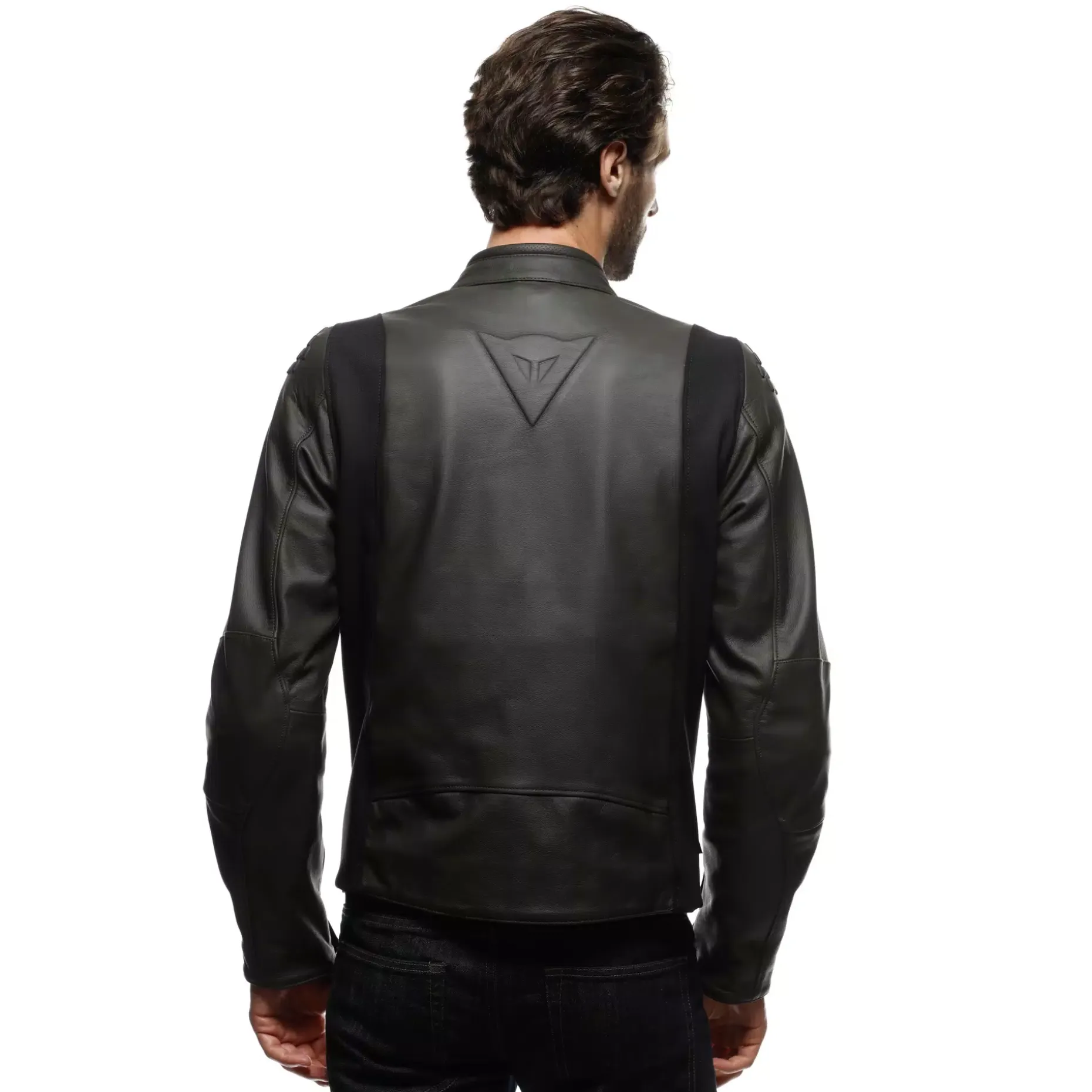 ISTRICE CHAQUETA DE CUERO MOTO HOMBRE