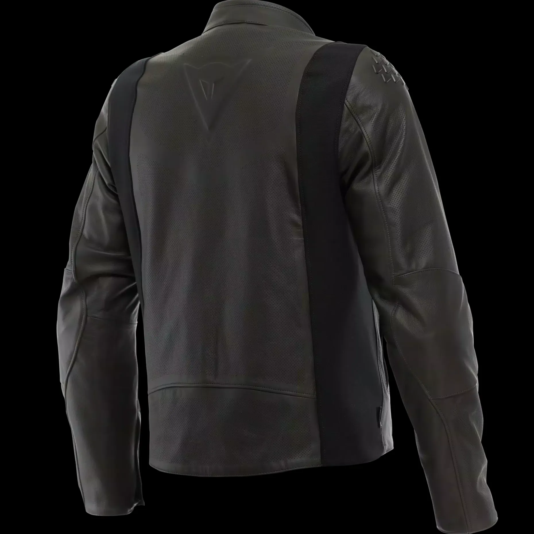 ISTRICE CHAQUETA DE CUERO PERFORADO MOTO HOMBRE