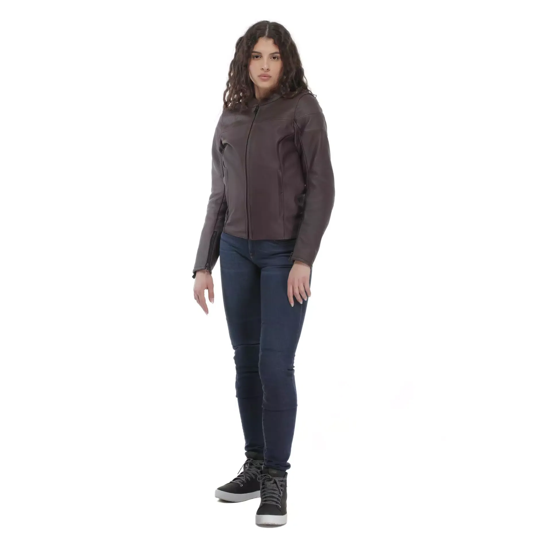 ITINERE CHAQUETA DE CUERO MOTO MUJER