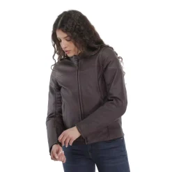 ITINERE CHAQUETA DE CUERO MOTO MUJER
