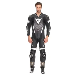 LAGUNA SECA 6 - MONO DE MOTO 1 PIEZA EN CUERO PERFORADO HOMBRE - TALLA SHORT/TALL (S/T)