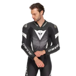 LAGUNA SECA 6 - MONO DE MOTO 1 PIEZA EN CUERO PERFORADO HOMBRE - TALLA SHORT/TALL (S/T)