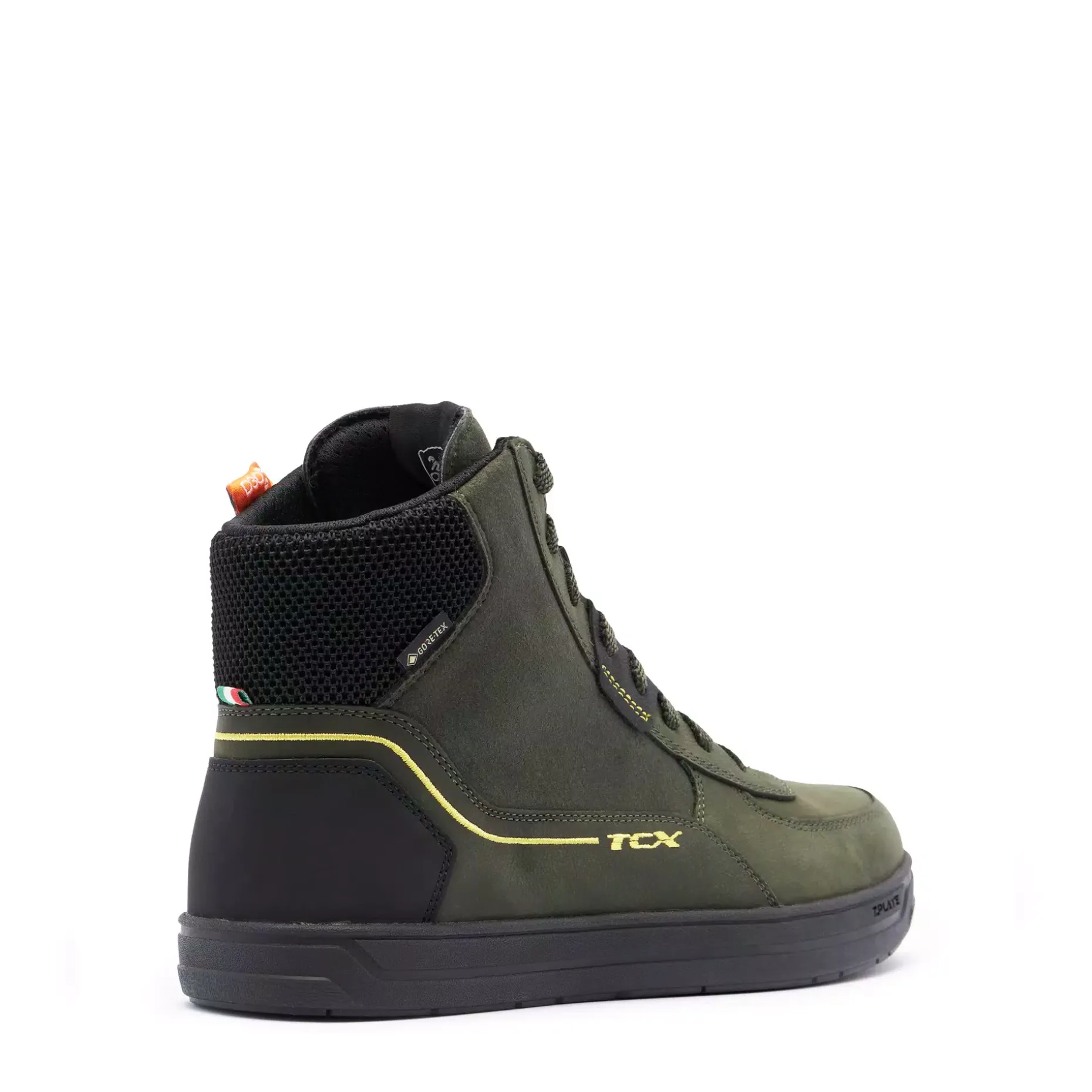 MOOD 2 GORE-TEX® ZAPATOS DE MOTO IMPERMEABLES HOMBRE - VERDE/NEGRO/AMARILLO
