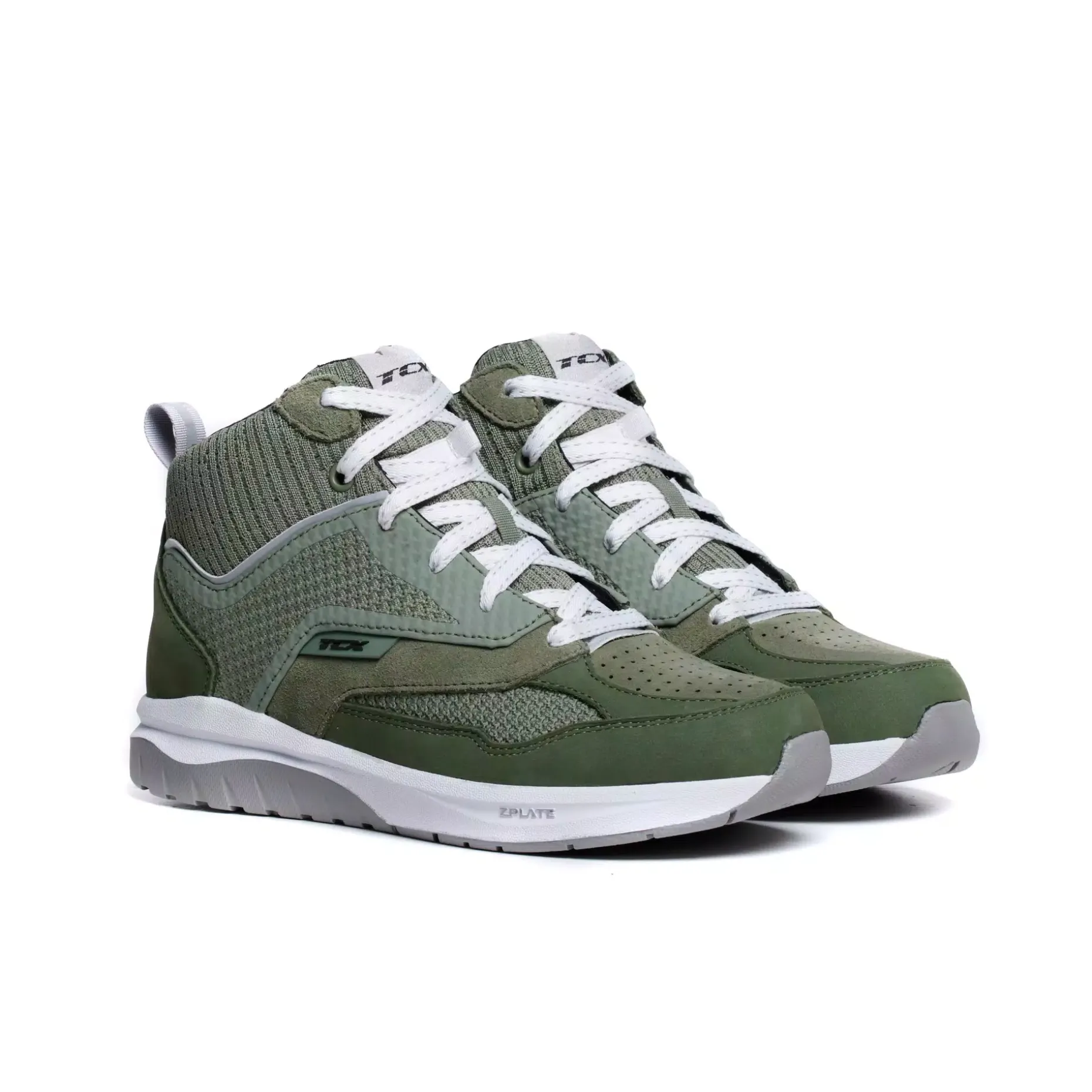 NALBAK AIR ZAPATOS DE MOTO VERANO MUJER - VERDE/GRIS