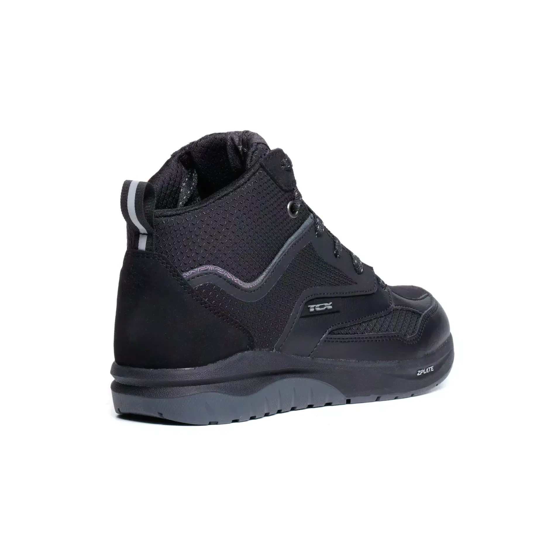 NALBAK WP ZAPATOS DE MOTO MUJER - NEGRO/IRIDISCENTE