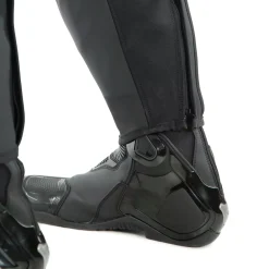 PONY 3 PANTALONES DE CUERO PERFORADO MOTO HOMBRE