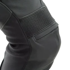 PONY 3 PANTALONES DE CUERO PERFORADO MOTO HOMBRE