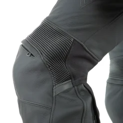 PONY 3 PANTALONES DE CUERO PERFORADO MOTO HOMBRE