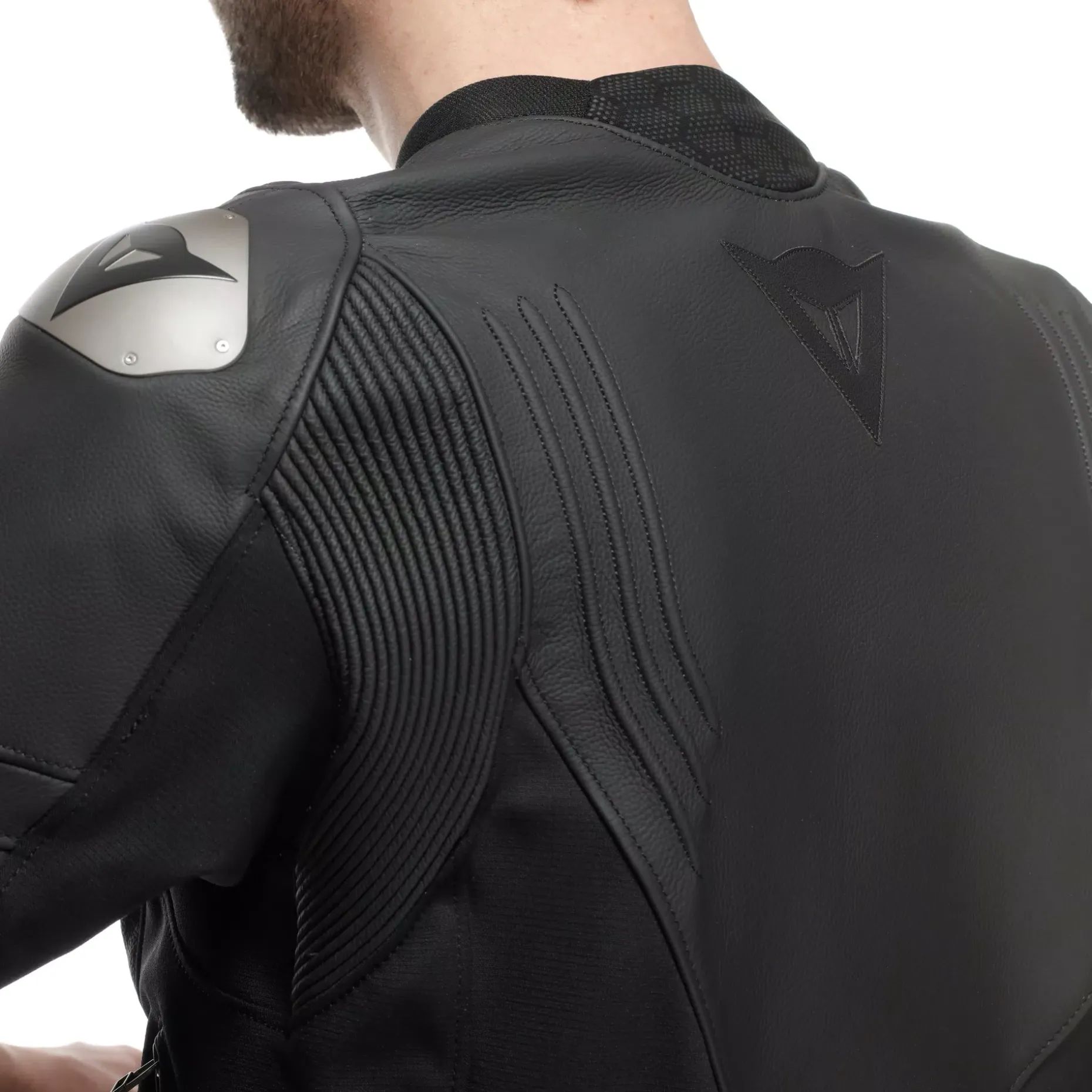 RACING 5 - CHAQUETA DE MOTO DE CUERO HOMBRE - TALLA SHORT/TALL (S/T)