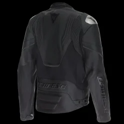 RACING 5 - CHAQUETA DE MOTO DE CUERO PERFORADA HOMBRE - TALLA SHORT/TALL (S/T)