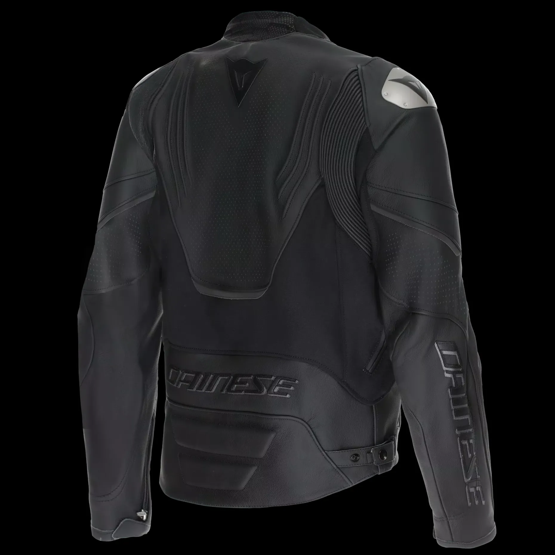 RACING 5 - CHAQUETA DE MOTO DE CUERO PERFORADA HOMBRE - TALLA SHORT/TALL (S/T)