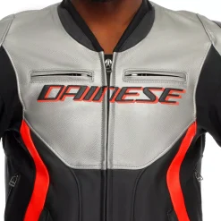 RACING 5 - CHAQUETA MOTO DE CUERO HOMBRE