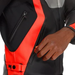 RACING 5 - CHAQUETA MOTO DE CUERO HOMBRE