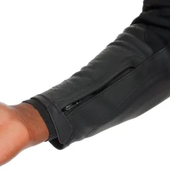 RACING 5 - CHAQUETA MOTO DE CUERO PERFORADA HOMBRE