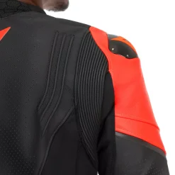RACING 5 - CHAQUETA MOTO DE CUERO PERFORADA HOMBRE