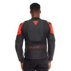 RACING 5 - CHAQUETA MOTO DE CUERO PERFORADA HOMBRE