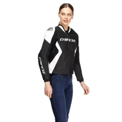 RACING 5 - CHAQUETA MOTO DE CUERO MUJER