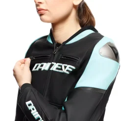 RACING 5 - CHAQUETA MOTO DE CUERO MUJER